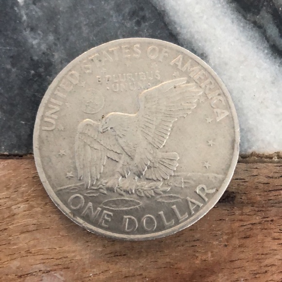 1971 Eisenhower Dollar D clad - Picture 3 of 5